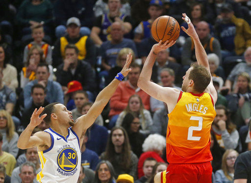 Ingles, Gobert help Jazz edge Warriors